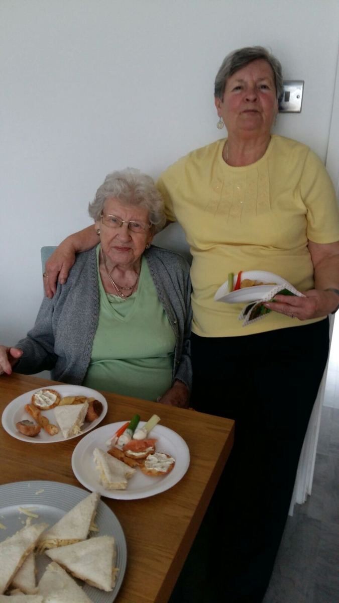 Afternoon tea with a loved one