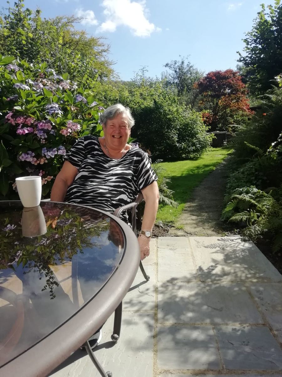 Out in the garden