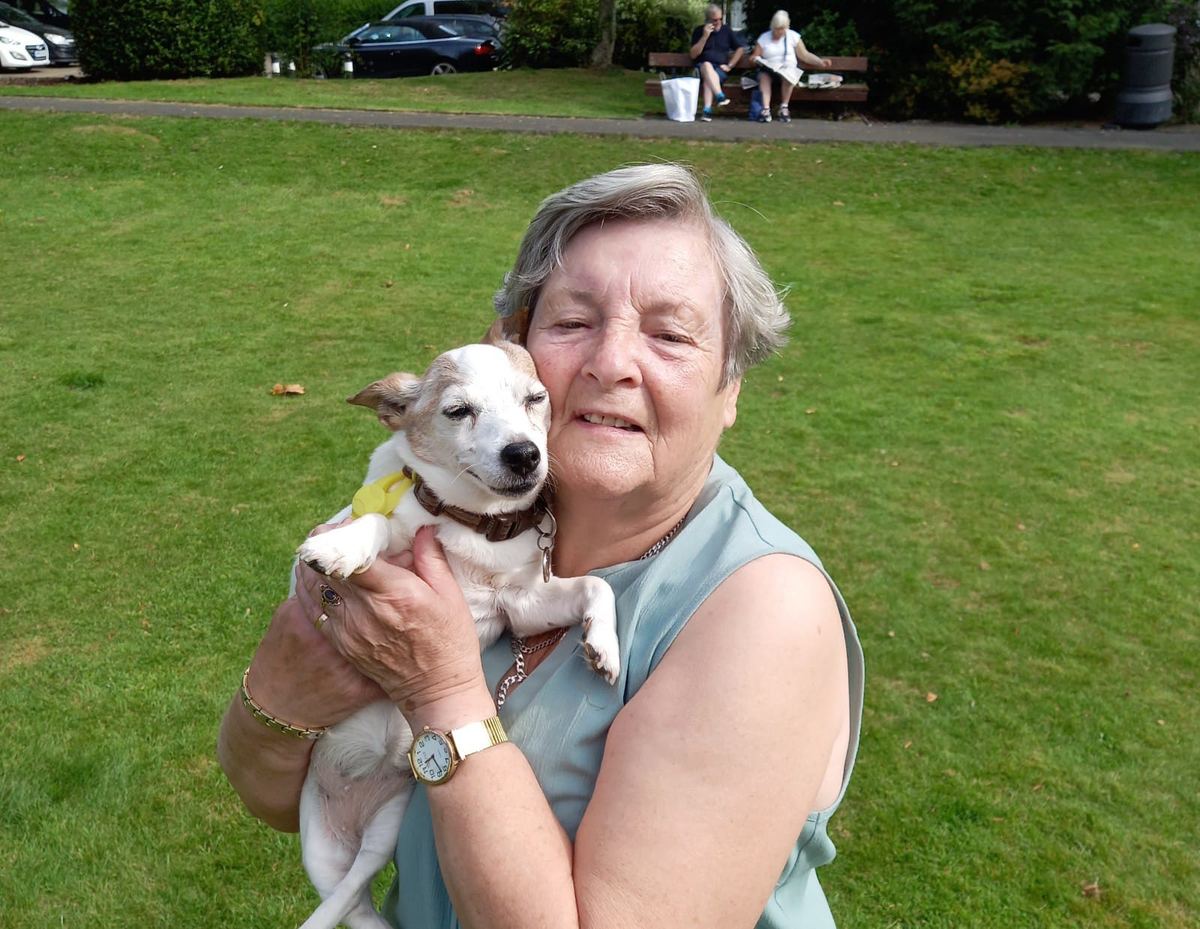 Her and her little dog