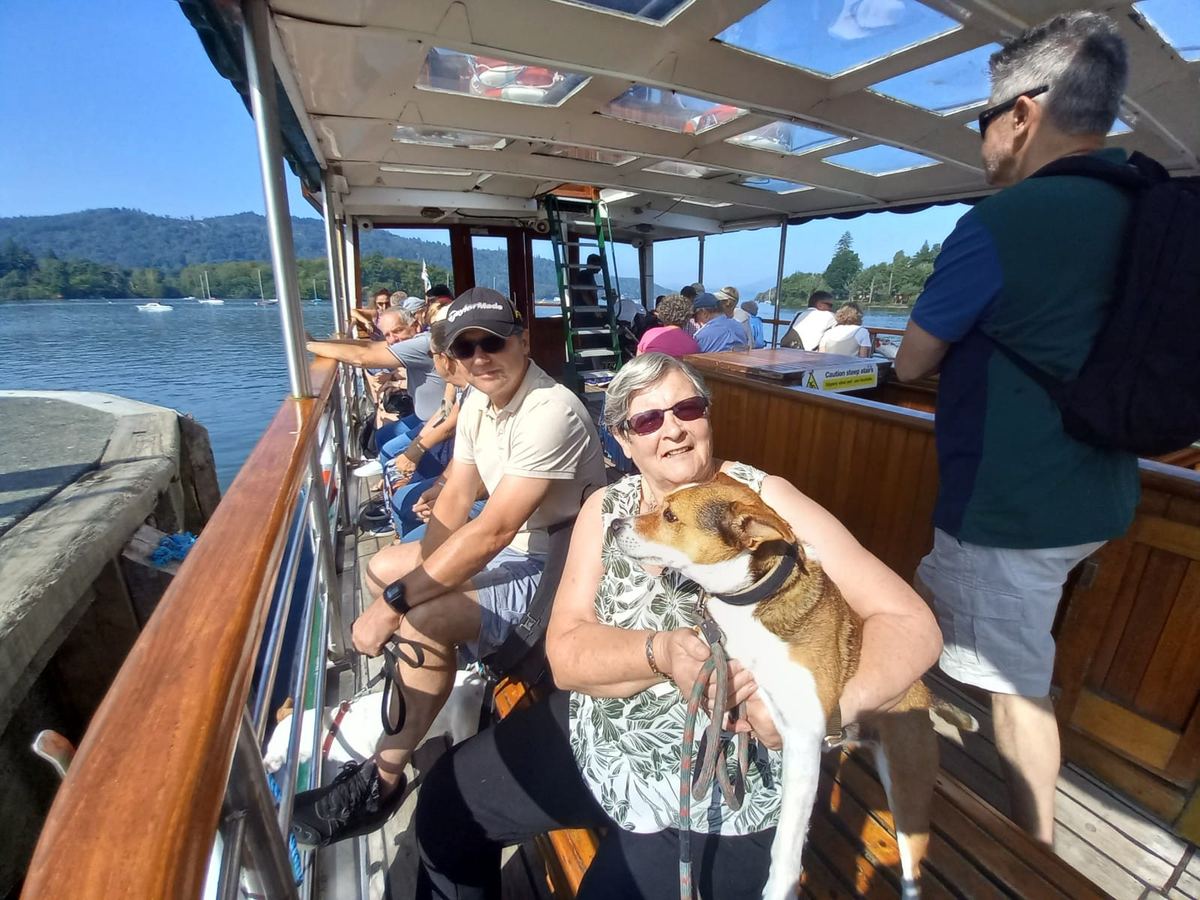 Cruising the lake