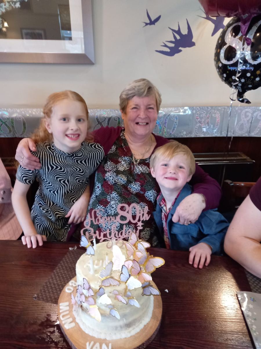 Her 80th birthday celebration