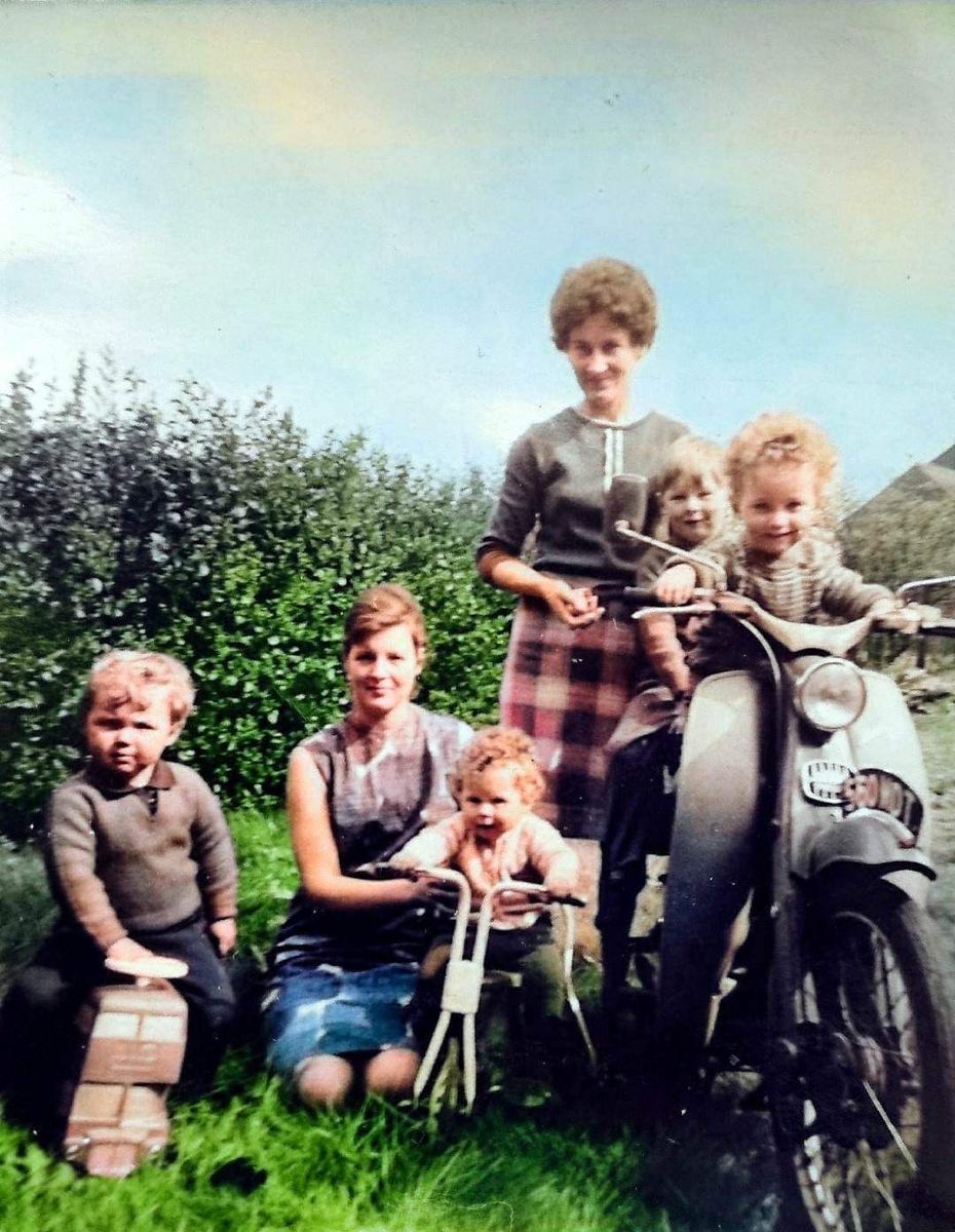 As a young mum, years ago