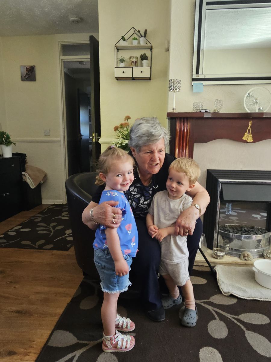 With the grandchildren