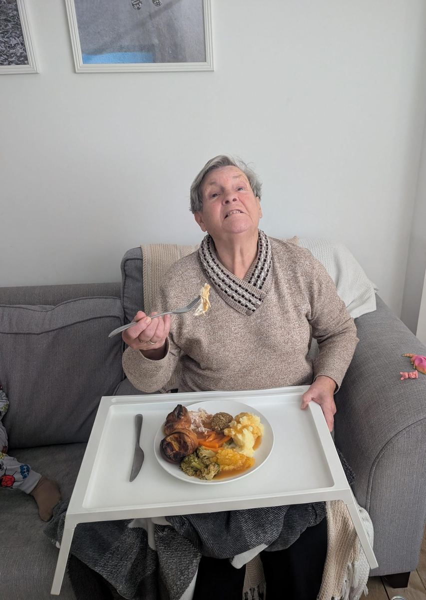 Sunday dinner at home