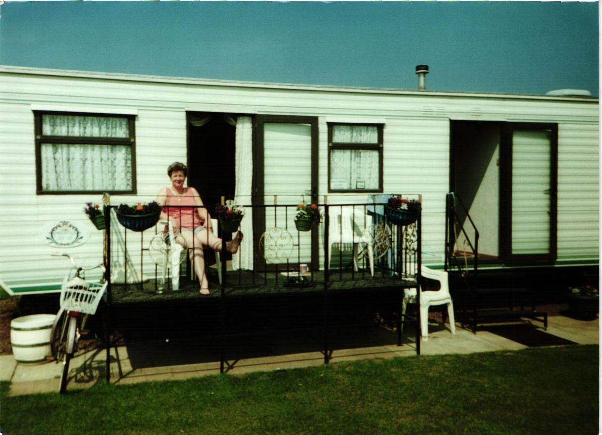 The holiday caravan, around 2005