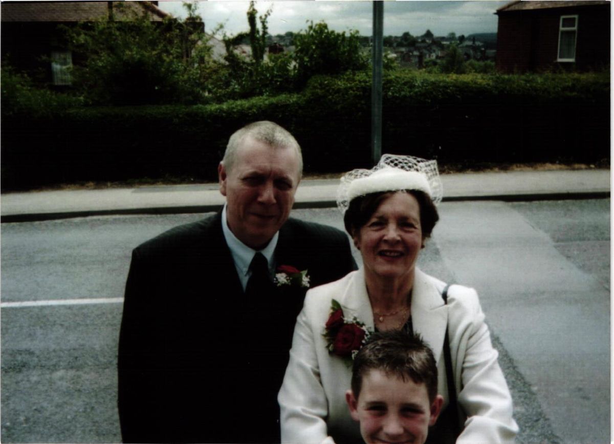A family wedding, around 2000