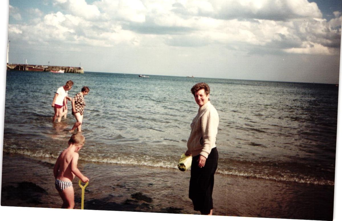 A day at the seaside, around 1995