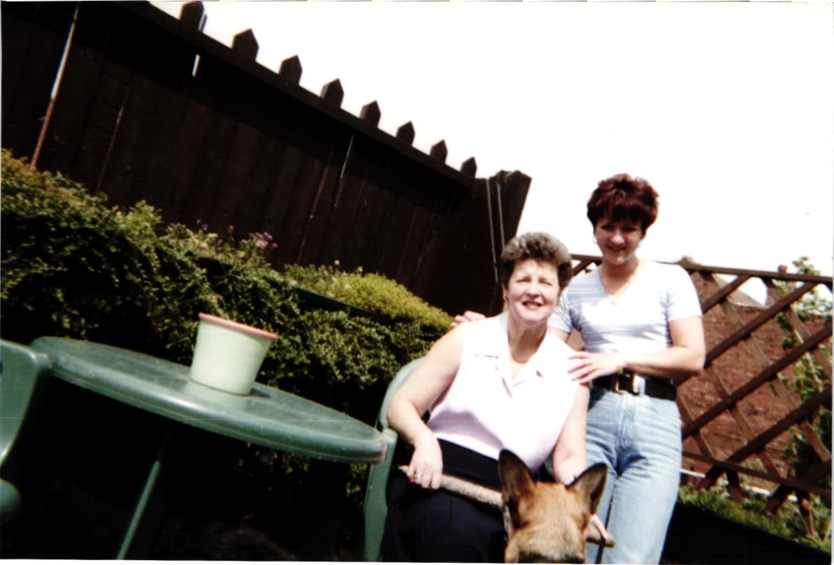 In the garden, around 1989